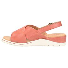 "As Is" Born Mia Leather Slingback Sandal