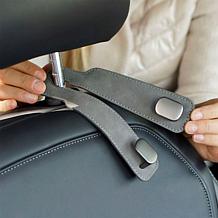 "As Is" Boundless Dual Suede Headrest Hooks - Set of 4