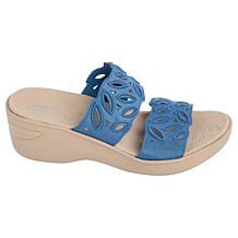 "As Is" BZees Delight Machine Washable Cutout Sandal with Air Step ...