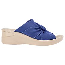 "As Is" Bzees Sandbar Machine Washable Stretch Fabric Knotted Sandal