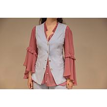 "As Is" C Wonder by Christian Siriano Denim Vest