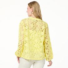 "As Is" C Wonder by Christian Siriano Lace Top with Cami