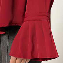 "As Is" C Wonder Crepe Button-Up Blouse