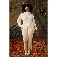 "As Is" C Wonder Faux Leather Seamed Pant