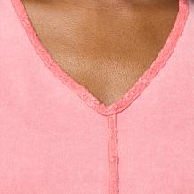 "As Is" C Wonder Lace and Denim Mix Layering Tank