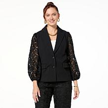 "As Is" C Wonder Mixed Media Blazer