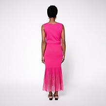 "As Is" C Wonder Pleat Knit Sweater Tank Dress