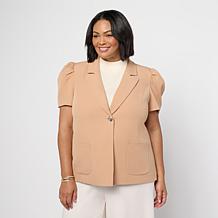 "As Is" C Wonder Puff Sleeve Summer Blazer