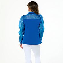 "As Is" C Wonder Runway Mixed Media Blazer