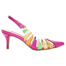 "As Is" Charles by Charles David Alon Clear Cut-Out Slingback Pump