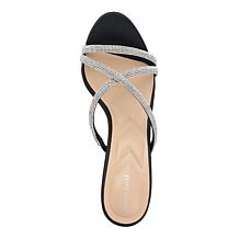 "As Is" Charles by Charles David Carolyn Strappy Rhinestone Dress S...