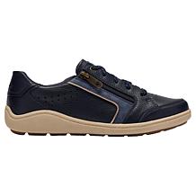 "As Is" Clarks Bryianne Dazz Leather Lace-Up Sneakers