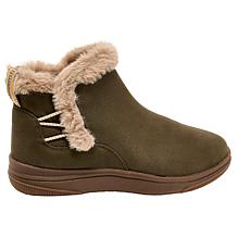 "As Is" Clarks Cloudsteppers Breeze Faux Fur Ankle Bootie