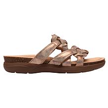 "As Is" Clarks Collection April Rae Adjustable Slide Sandal