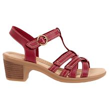 "As Is" Clarks Collection Emily 2 Rose Strappy Leather Sandals