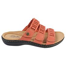 "As Is" Clarks Collection Laurieann Hope Heritage Casual Flat Sandals