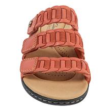 "As Is" Clarks Collection Laurieann Hope Heritage Casual Flat Sandals