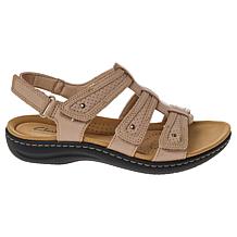 "As Is" Clarks Collection Laurieann Ivy Heritage Casual Flat Sandals