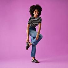 "As Is" Clarks Collection Merliah2 Bali Leather Slingback Wedge Sandal