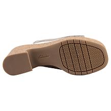 "As Is" Clarks Collection Nerisa Vine Nubuck Wedge Sandal