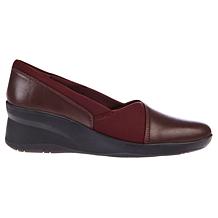 "As Is" Clarks Collection Suttyn Walk Leather Slip-On