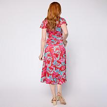 "As Is" Colleen Lopez Cummerbund Knit Dress