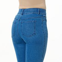 "As Is" Colleen Lopez Stretch Denim Crop Pant