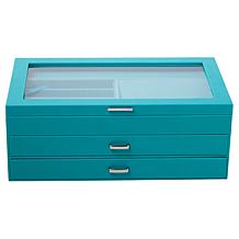 "As Is" Colleen's Prestige™ 3-Layer Jewelry Box with Window