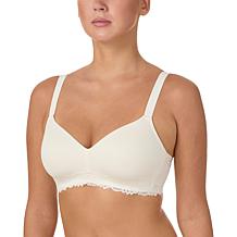 "As Is" Comfort Code 2-pack Lightly Lined Lace Trim Wireless Bra
