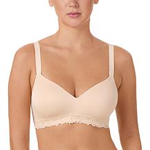 "As Is" Comfort Code 2-pack Lightly Lined Lace Trim Wireless Bra