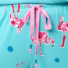 "As Is" Comfort Code Brushed Ultra Knit 2-piece Top and Pant Holida...