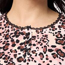 "As Is" Comfort Code Peach Jersey Lace Sleepgown
