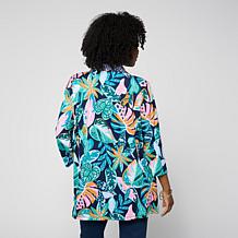 "As Is" Comfort Code Soft & Light Twin Print Cardigan