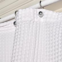"As Is" Concierge Collection Shower Curtain & Bath Mat Set
