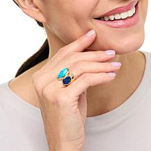 "As Is" Connie Craig Carroll Jewelry Bristol Two-Stone Ring