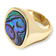 "As Is" Connie Craig Carroll Jewelry Eve Shell Solitaire Ring