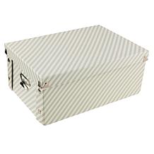 "As Is" Craft Buddy Antique Floral Stacking Storage Boxes 3-piece Set