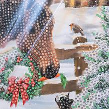 "As Is" Craft Buddy Crystal Art Festive Day Card Set of 8