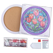 "As Is" Craft Buddy Crystal Art Round Frame Kits - Set of 3