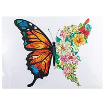 "As Is" Craft Buddy Crystal Art Wall Stickers - Butterflies