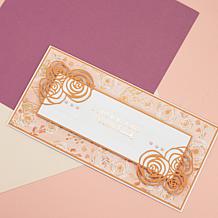 "As Is" Crafter's Companion Black & Rose Gold Vellum Sentiment Tape...