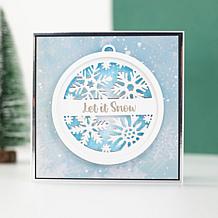"As Is" Crafter's Companion Create-A-Card Christmas Tree Stamp S/2