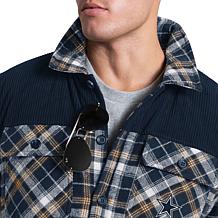 "As Is" Dallas Cowboys Officially Licensed NFL Men's Plaid Shirt Jcket