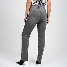 "As Is" DG2 by Diane Gilman Coolmax® Shaper Stretch Denim Straight ...