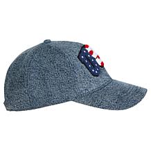 "As Is" DG2 by Diane Gilman Denim USA Baseball Cap