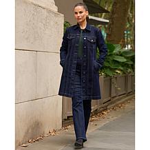"As Is" DG2 by Diane Gilman DG2 New Classic Stretch Denim Longline ...