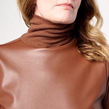 "As Is" DG2 by Diane Gilman Double Layer Easy Top Turtleneck