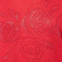 "As Is" DG2 by Diane Gilman Embellished Boat-Neck Long-Sleeve Top