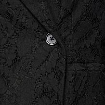 "As Is" DG2 by Diane Gilman Lace Raglan Blazer