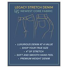 "As Is" DG2 by Diane Gilman Legacy Stretch Denim Pull-On Crop Pant